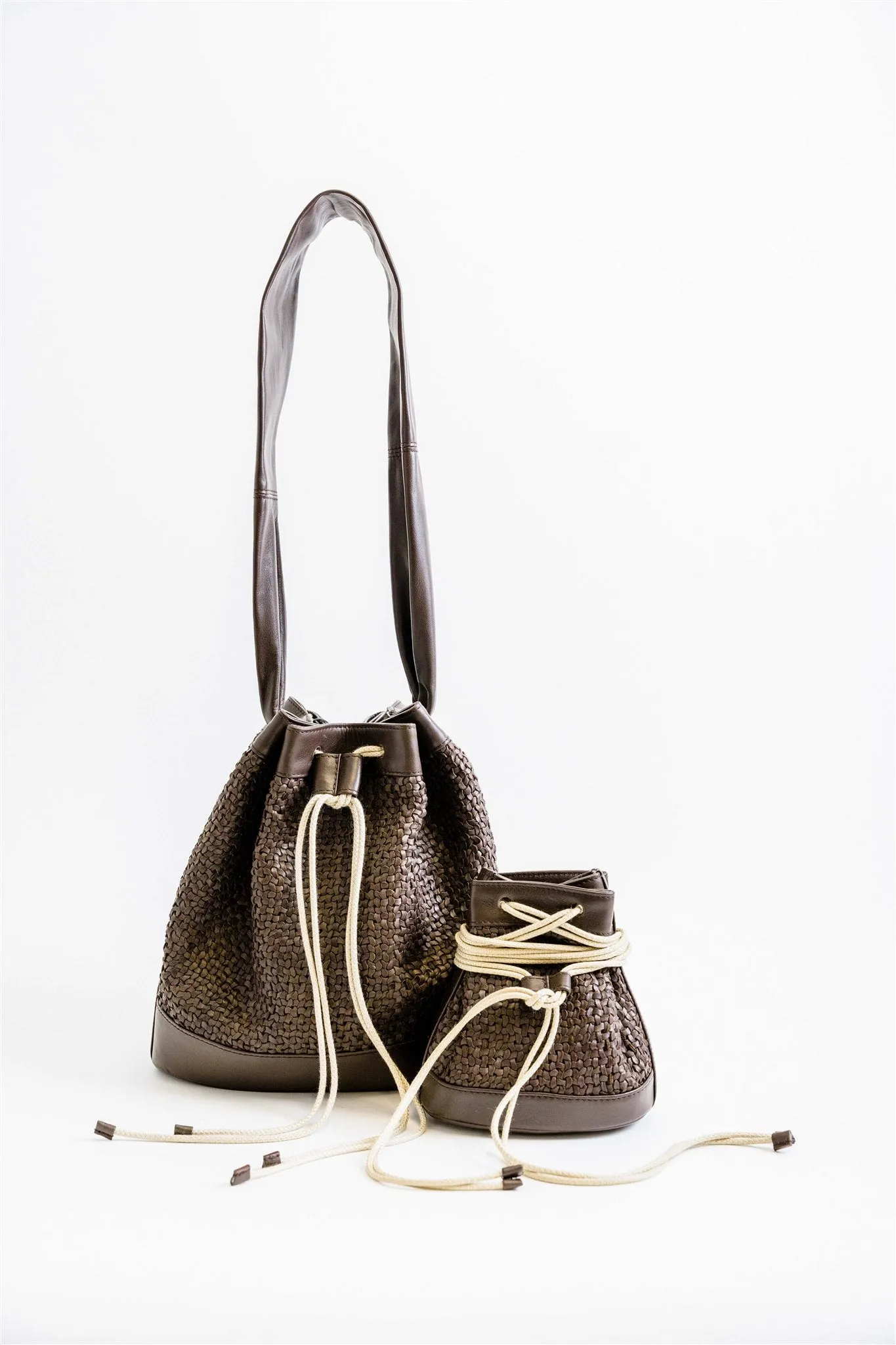 Woven Bucket Bag