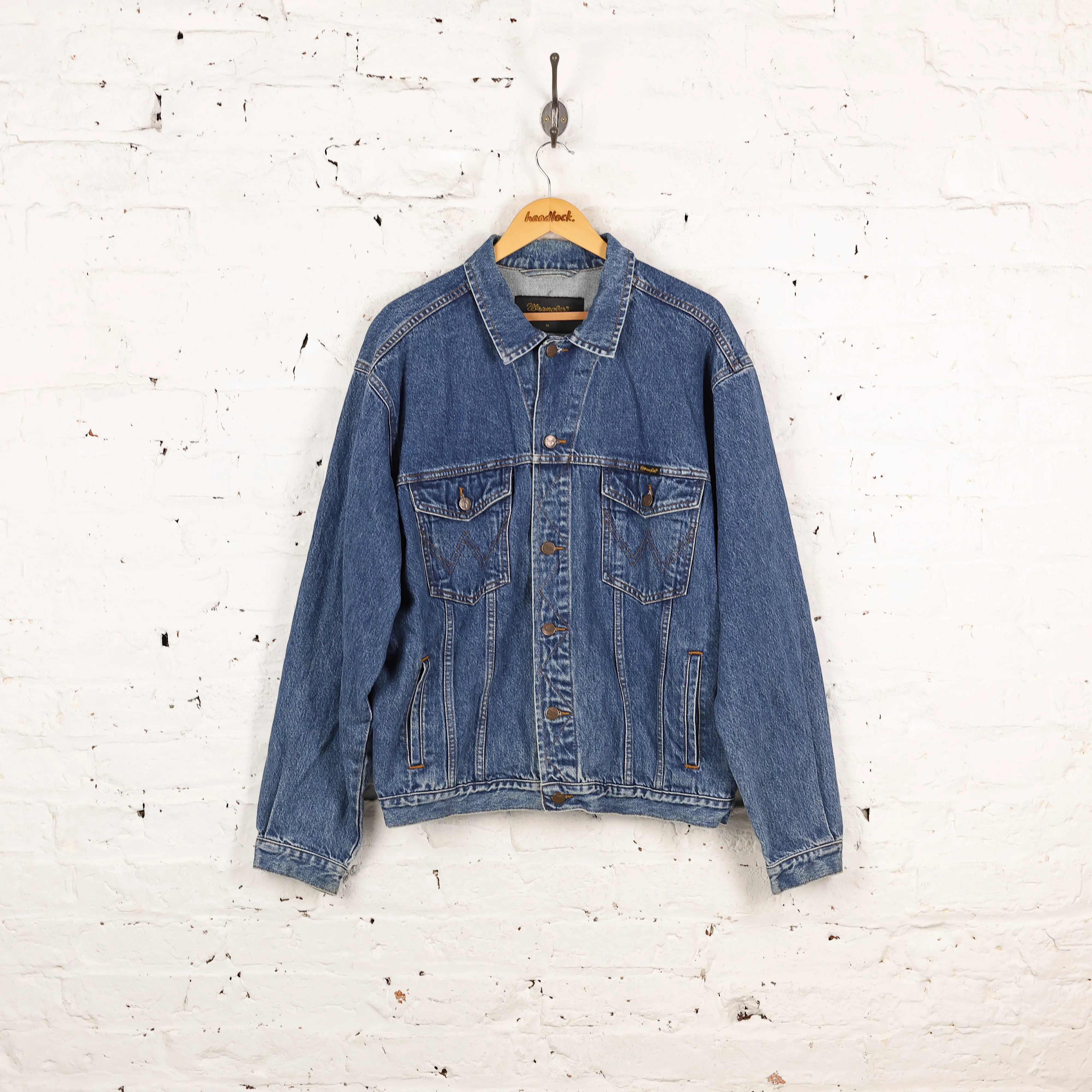 Wrangler 90s Denim Jacket - Blue - XL
