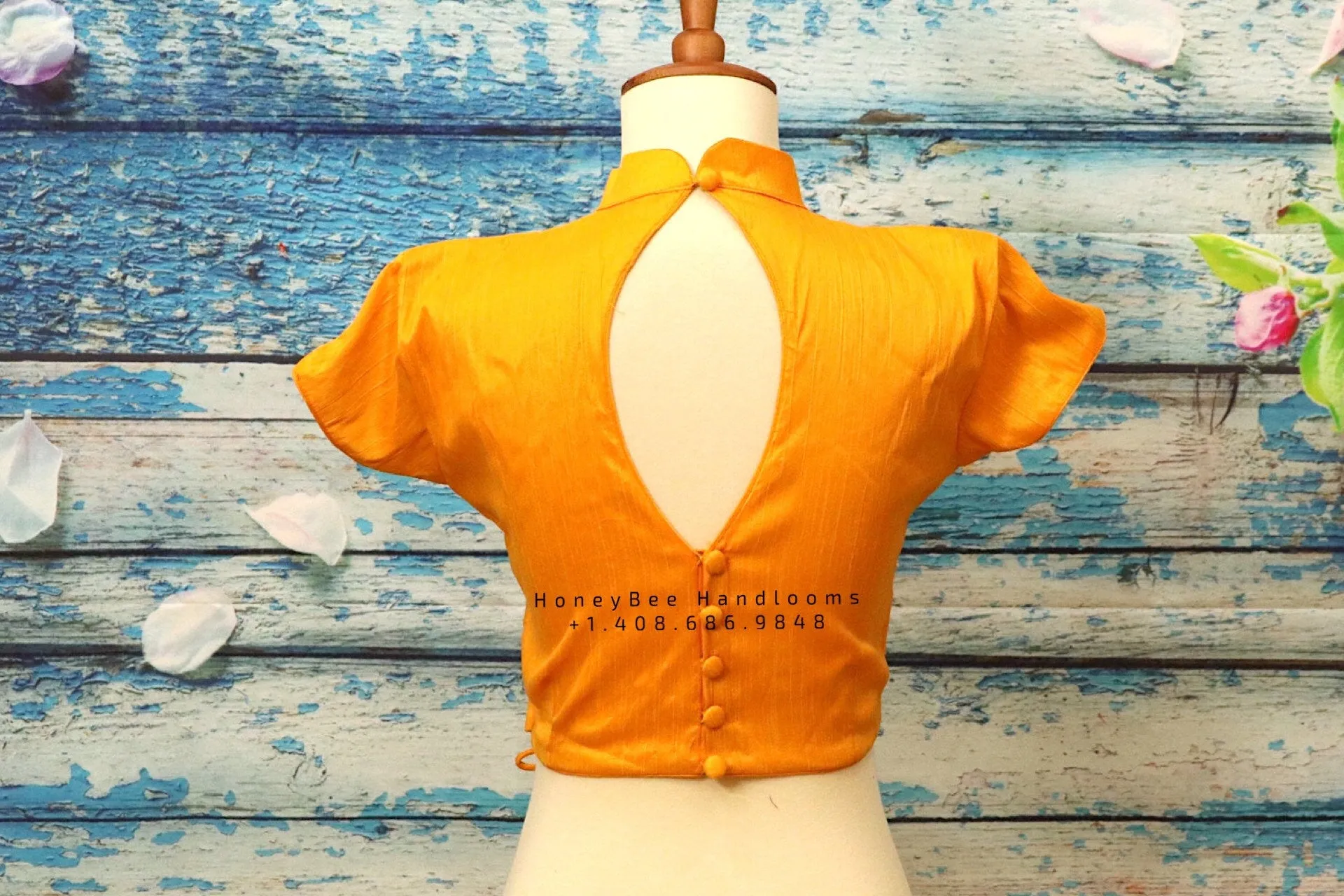 Yellow Blouse|Saree blouse|Indian blouse|Indian saree blouse|Silk Saree blouse | Bollywood blouse | Trendy saree Blouse | HoneyBee Handlooms