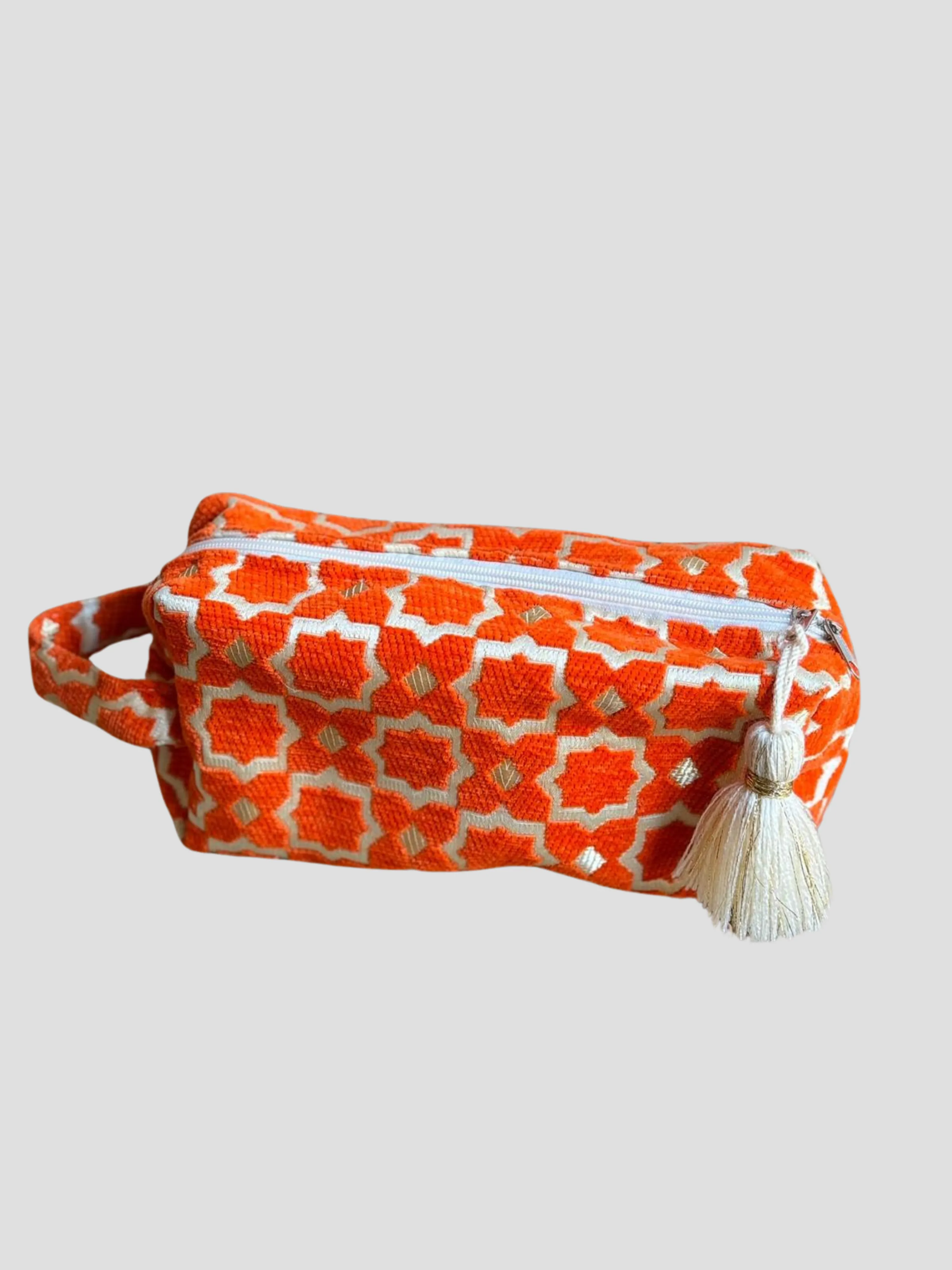Zellig Clutch in Orange