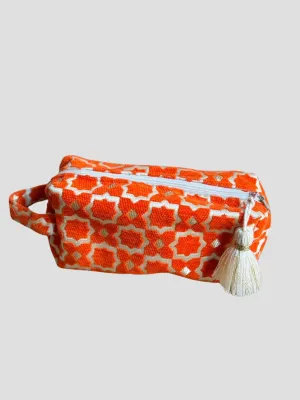 Zellig Clutch in Orange