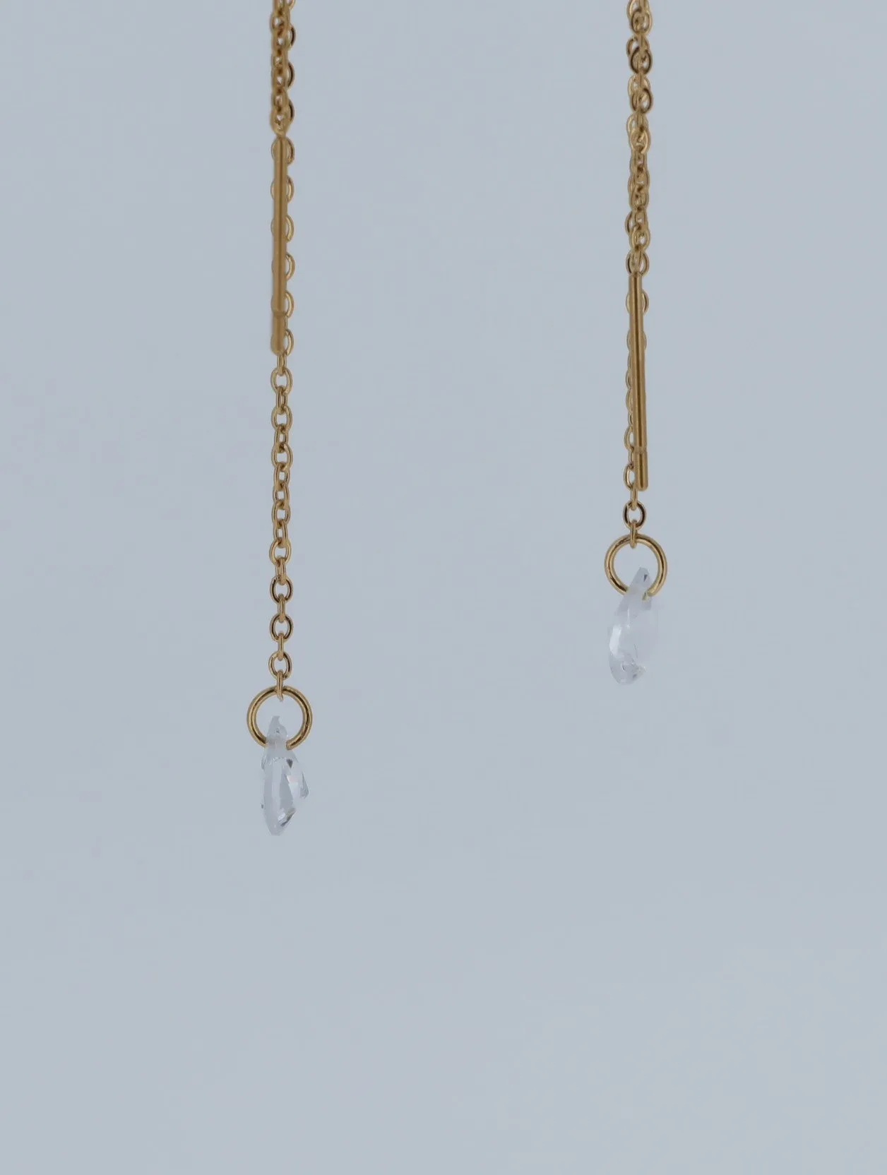 Zircon Threader Earrings